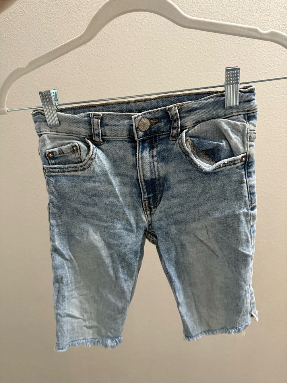 Zara Light Blue Denim Cutoff Shorts